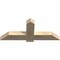 Ekena Millwork Eugene Rough Sawn Timber Gable Bracket, Douglas Fir, 48"W x 20"H x 4"D x 6"F, 10/12 Pitch GBW048X20X0406EUG00RDF - alternate 5